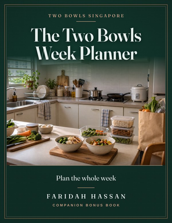 The Two Bowls Week Planner bonus book cover